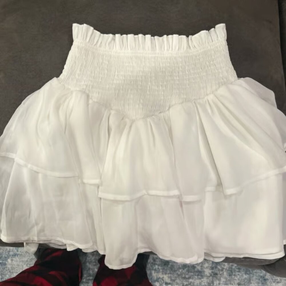 White skirt